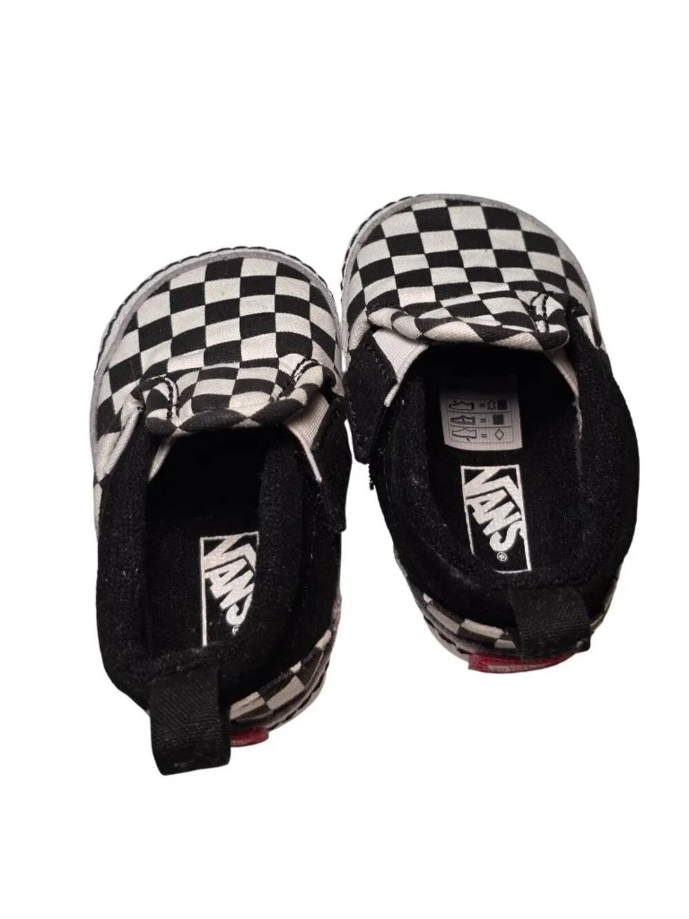 Vans Toddler Slip-On Shoes In Black & White Checkered infant (SKU#2132)